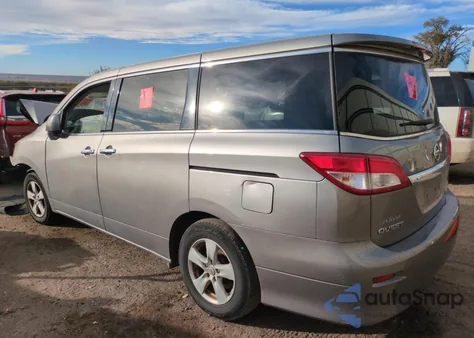 2012 Nissan Quest S from USA, damaged, VIN JN8AE2KP5C9044785